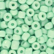 Seed beads 6/0 (4mm) Neo mint green